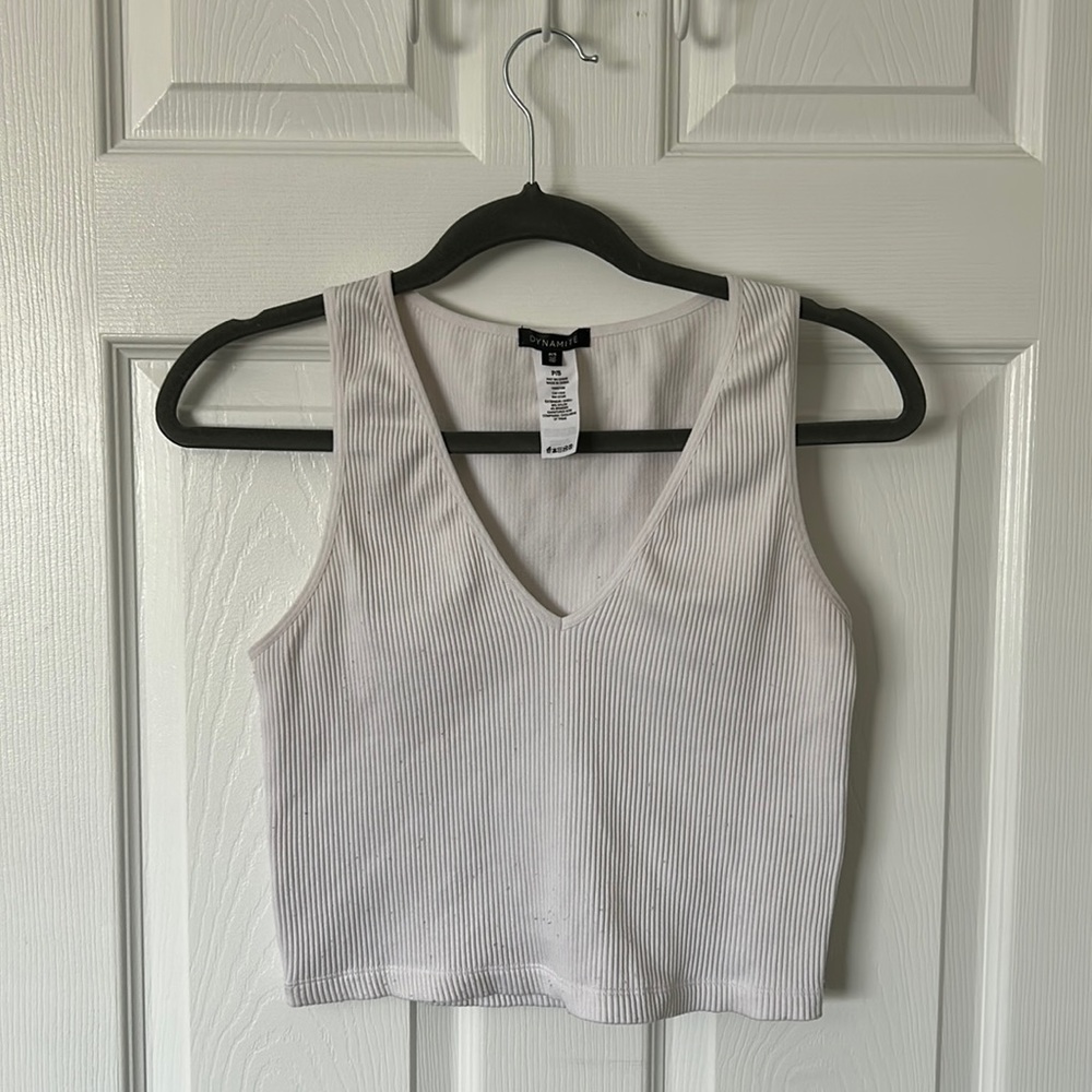 BUNDLE 3/$12 Dynamite Fitted Ribbed Tank